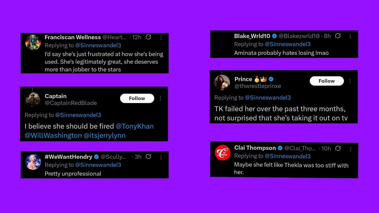 Fans react to Queen Aminata and Thekla's interaction